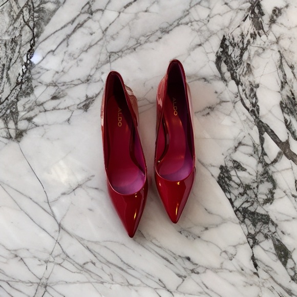 Women’s Aldo Pumps Red/Pink Size 8.5 - Picture 5 of 5